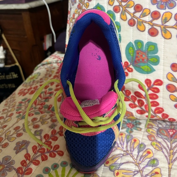 ASICS Gel-Exoite 2 pink/blue/multi running shoes - Picture 6 of 7